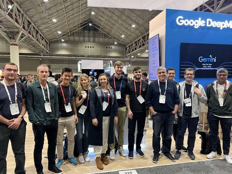 AI model taking a difficult exam with complex questions symbolizing limits of artificial intelligence reasoning