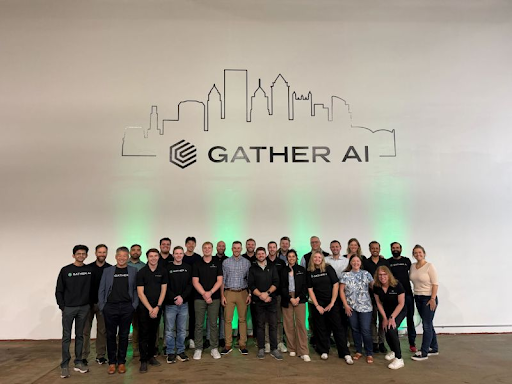 AI drones and cameras scanning warehouse inventory with computer vision technology